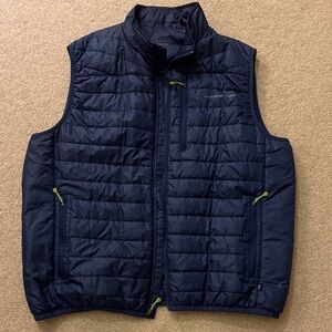 Vineyard Vines Men's Navy Quilted Vest